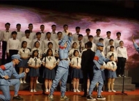 山东商务职业学院举办“红色赞歌 歌颂党恩”主题红歌合唱比赛  唱响红色教育主旋律